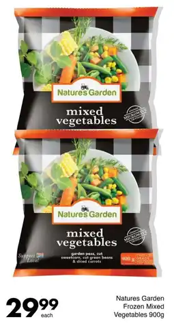 Save Natures Garden Frozen Mixed Vegetables offer