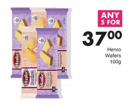 Save Henro Wafers offer