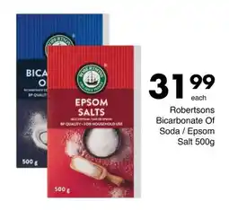 Save Robertsons Bicarbonate Of Soda / Epsom Salt offer