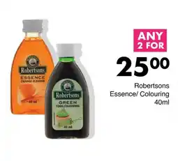 Save Robertsons Essence/ Colouring offer