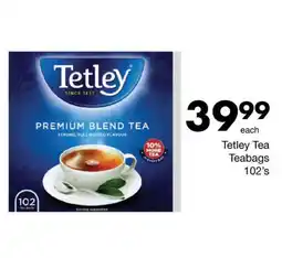 Save Tetley Tea Teabags offer