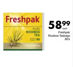 Save Freshpak Rooibos Teabags offer