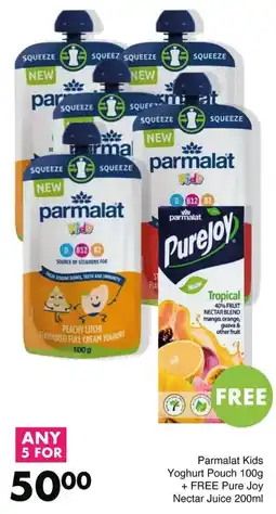 Save Parmalat Kids Yoghurt Pouch offer