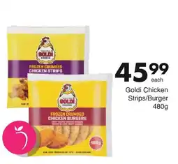 Save Goldi Chicken Strips/Burger offer