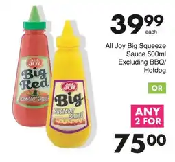 Save All Joy Big Squeeze Sauce offer