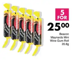 Save Beacon Maynards Mini Wine Gum Roll offer