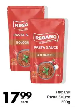 Save Regano Pasta Sauce offer