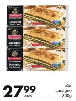 Save Zar Lasagne offer