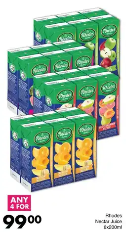 Save Rhodes Nectar Juice offer