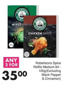 Save Robertsons Spice Refills Medium offer