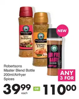 Save Robertsons Master Blend Bottle/Airfryer Spices offer