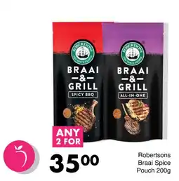 Save Robertsons Braai Spice Pouch offer