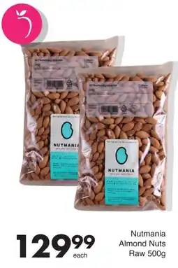 Save Nutmania Almond Nuts Raw offer