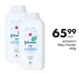 Save Johnson's Baby Powder offer