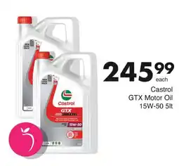 Save Castrol GTX Motor Oil 15W-50 offer