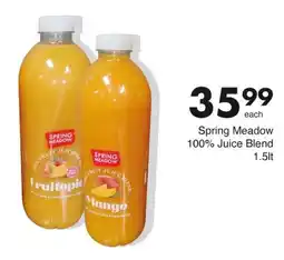 Save Spring Meadow 100% Juice Blend offer