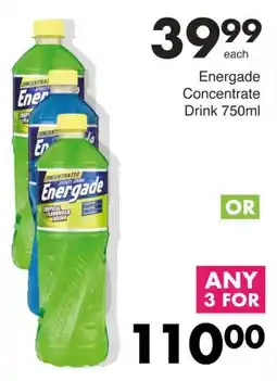 Save Energade Concentrate Drink offer