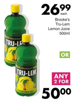 Save Brooke's Tru-Lem Lemon Juice offer