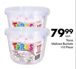 Save Toros Mallows Buckets offer