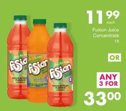 Save Fusion Juice Concentrate offer