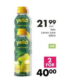 Save Yello Lemon Juice offer