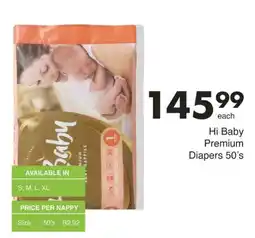 Save Hi Baby Premium Diapers 50's offer