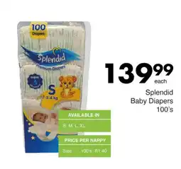 Save Splendid Baby Diapers offer