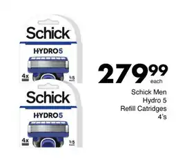 Save Schick Men Hydro 5 Refill Cartridges offer