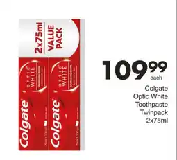 Save Colgate Optic White Toothpaste offer
