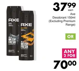 Save Axe Deodorant offer