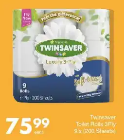Save Twinsaver Toilet Rolls 3Ply offer