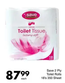 Save Save 2 Ply Toilet Rolls offer