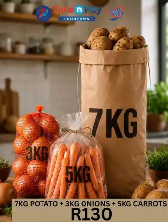 Take 'n Pay Potato + onions + carrots offer