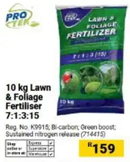 Builders Warehouse PRO TEK Lawn & Foliage Fertiliser offer