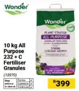 Builders Warehouse Wonder All Purpose Fertiliser Granules offer