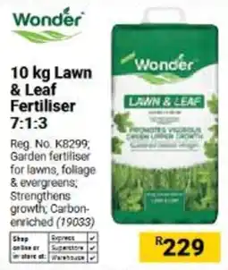 Builders Warehouse Wonder Lawn & Leaf Fertiliser offer