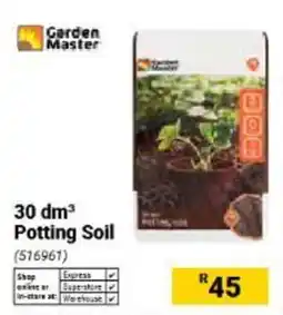 Builders Warehouse Garden Master Potting Soil offer
