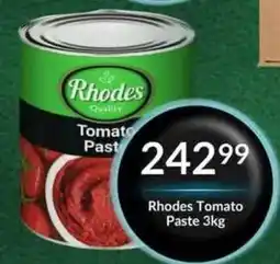 Super Save Rhodes Tomato Paste offer