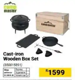 Builders Warehouse Cast-iron Wooden Box Set offer