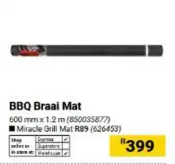 Builders Warehouse BBQ Braai Mat offer