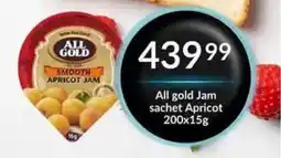 Super Save All gold Jam sachet Apricot offer