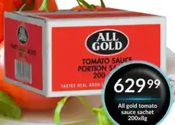 Super Save All gold tomato sauce sachet offer