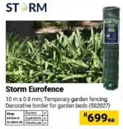 Builders Warehouse Storm Eurofence offer