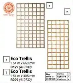 Builders Warehouse Eco Trellis offer