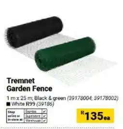 Builders Warehouse Tremnet Garden Fence offer
