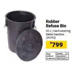 Builders Warehouse Rubber Refuse Bin offer