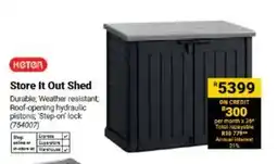 Builders Warehouse HETEN Store It Out Shed offer