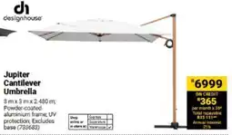 Builders Warehouse Jupiter Cantilever Umbrella designhouse offer