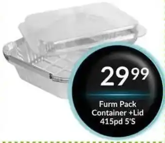 Furm Pack Container + Lid