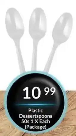 Super Save Plastic Dessertspoons offer